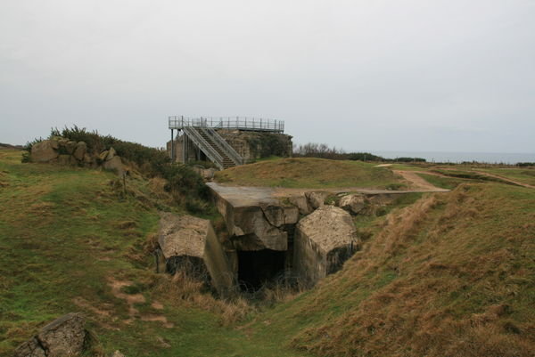 Illustrates the Thickness of the Bunkers