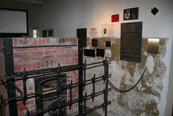 Memorials on Crematorium Wall