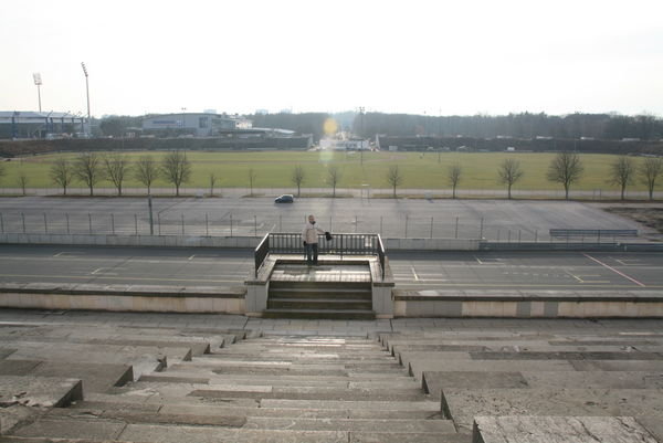 View of Zeppelin Field, where Nazi Rallies and Parades took place