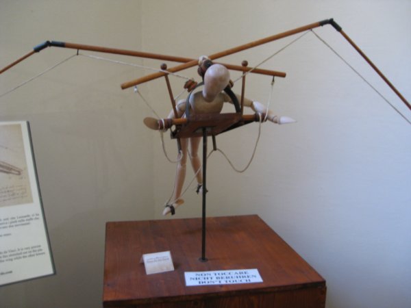DaVinci's flying machine