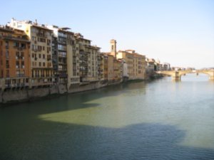 view from Ponte Vecchio