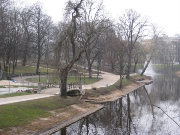 river through Riga