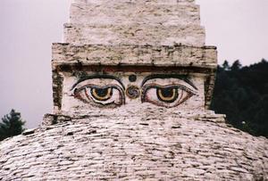 The all seeing eyes of Lord Buddha