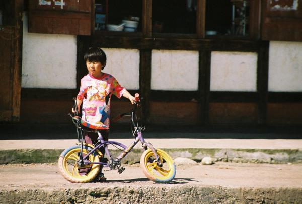 Young biker