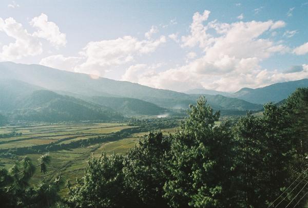 A view of the Choskhor valley