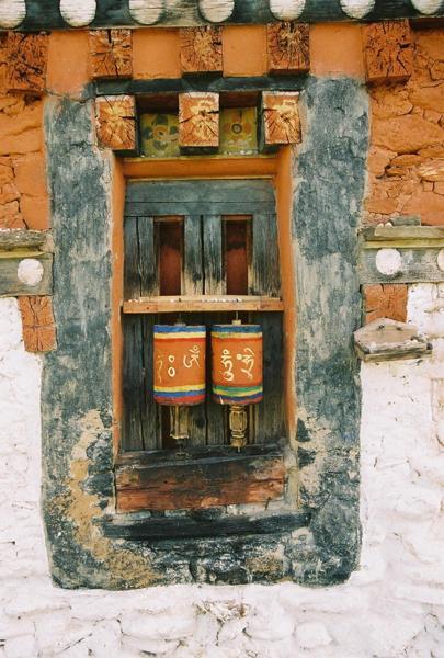 prayer wheels, Jampa Lhakang