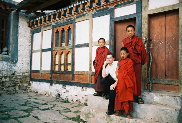 Hangin' with the monks at Thangbi Monastery