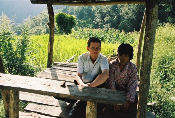 Making friends in Zimgang village