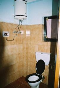 The bathroom at the Druk Zhongkhar Hotel