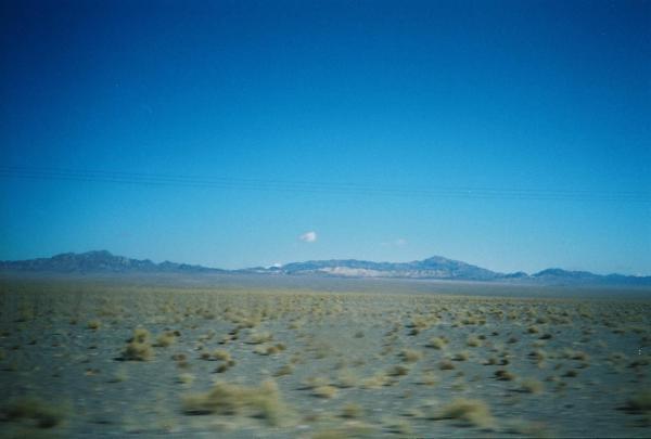 Driving along the plateau