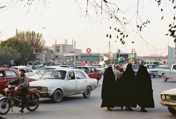 Busy streets of Kerman