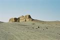 Caravansaray ruins in the desert