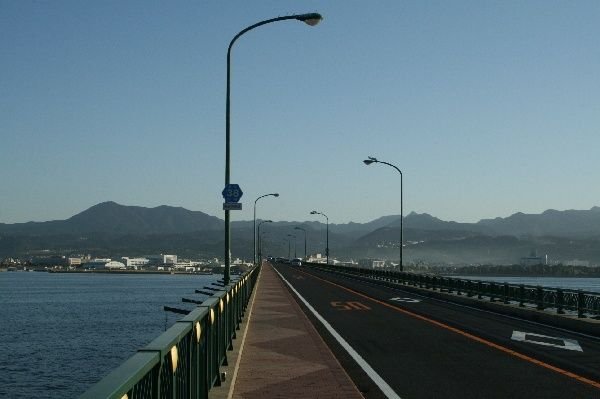 Omura city, seen from the airport