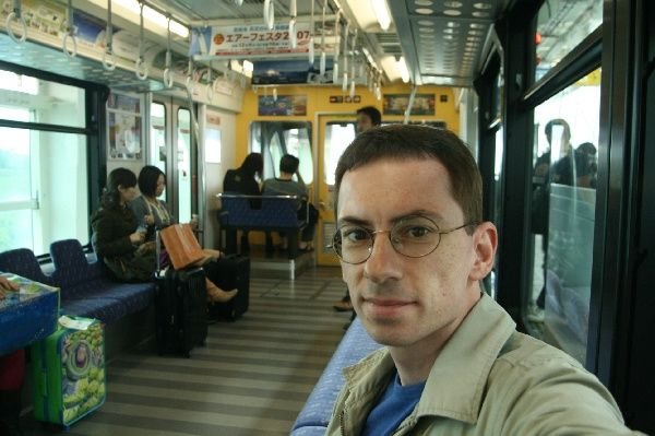 Onboard the spiffy Naha monorail