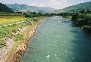 The Paro Chhu river