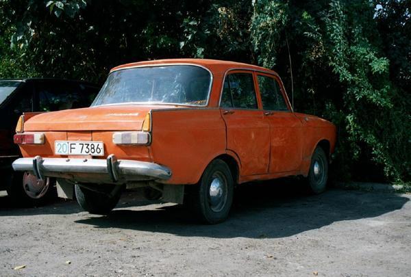 The Moskvich, another legend of yore.