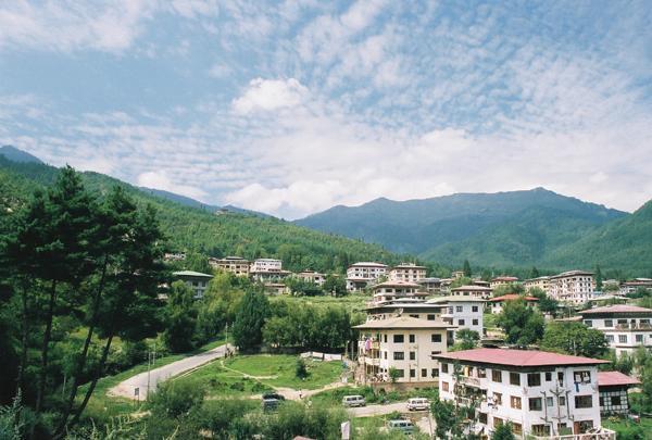 Mothithang in the hills above Thimphu