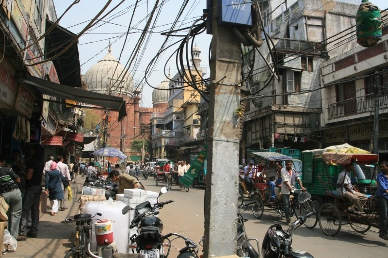 In the streets around Chawri Bazar