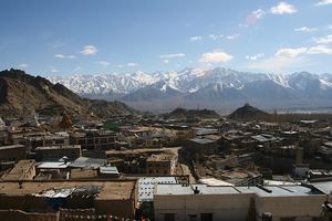 Central Leh as seen from Leh palace