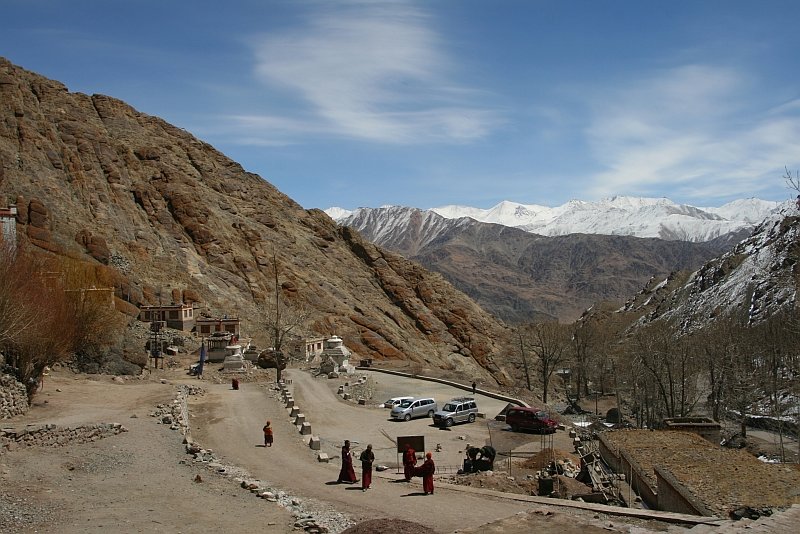 The secluded spot of Hemis Goemba