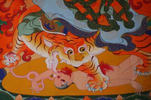 Mural painting, Hemis goemba