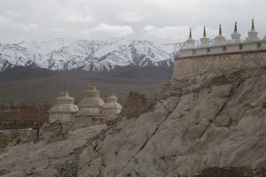 Stupas at Shey palace