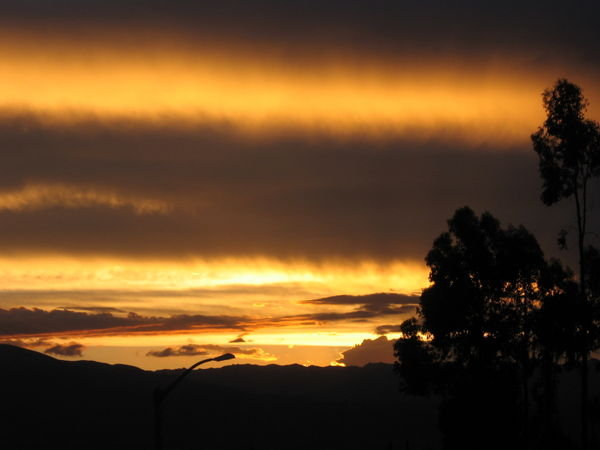 Quinua at sunset