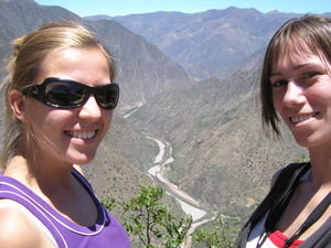 Veerle and I at the canyon