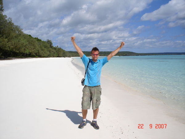 Me on the beach of Luengoni