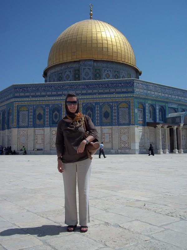 Me infront of Temple Mount and The Dome of the Rock