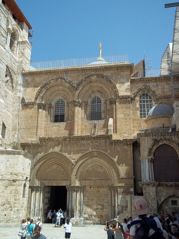 Entrance to The Church of the Holy Sepulchre