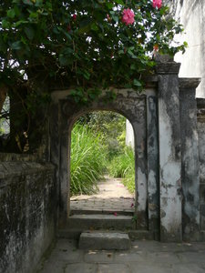 Garden doorway