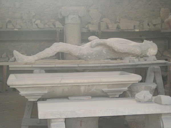 One of the bodies at Pompeii