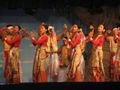 Assamese Rongali Bihu dancers at night