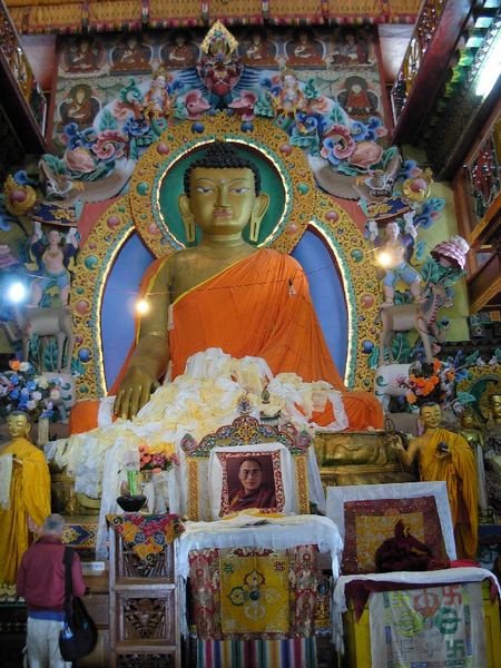 Buddha in the Tawang Gompa