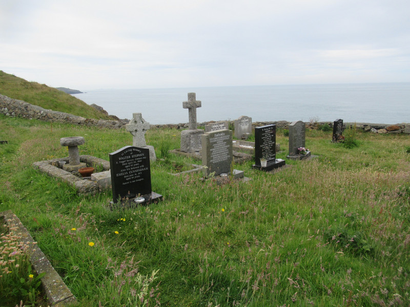 graveyard on the cliff