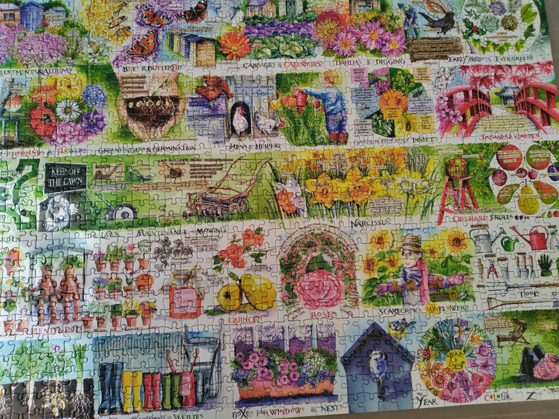 just finished this jigsaw, not too hard or too easy.