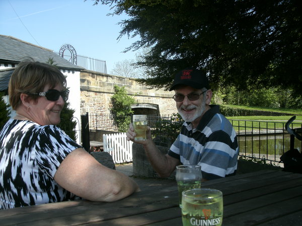 drink in the pub garden
