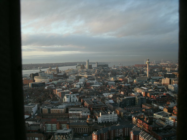 looking along the Mersey