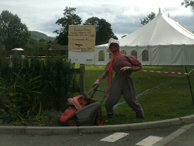 scarecrow mower