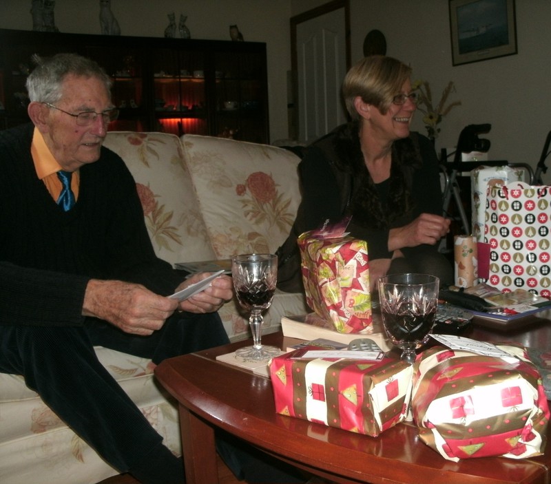 presents and wine