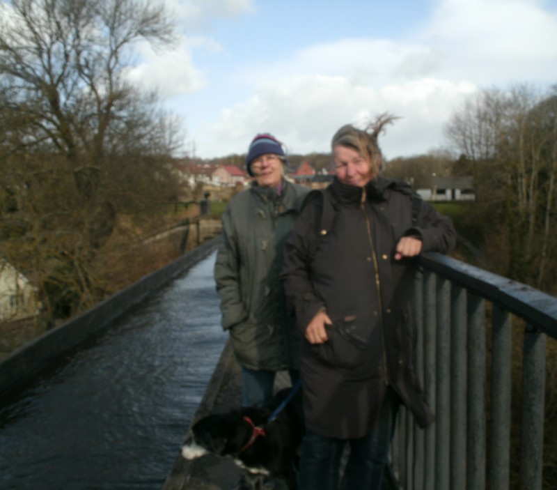 it was very windy on the aqueduct