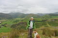 looking up the valley to Cader Idris