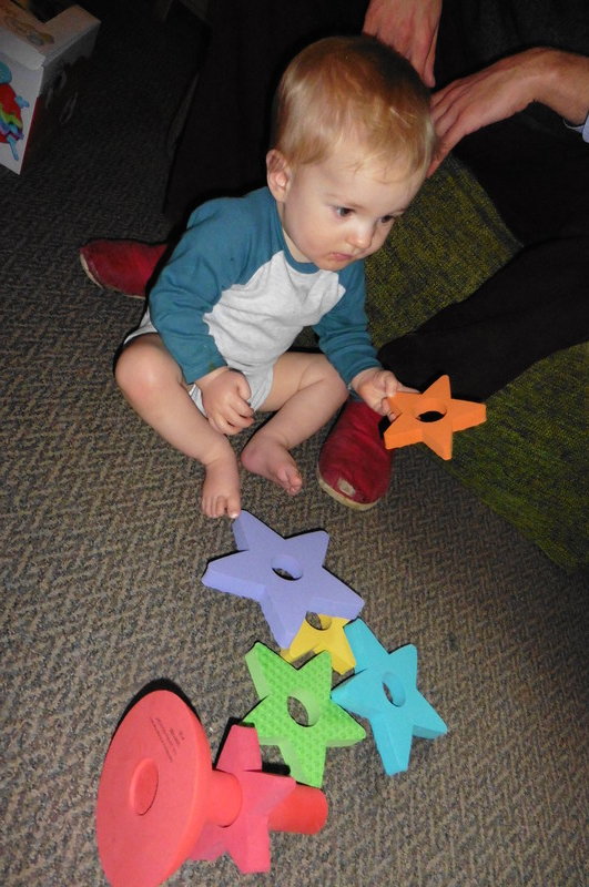 Jack enjoyed playing with his stars