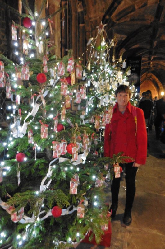 the christmas tree festival in the cloisters