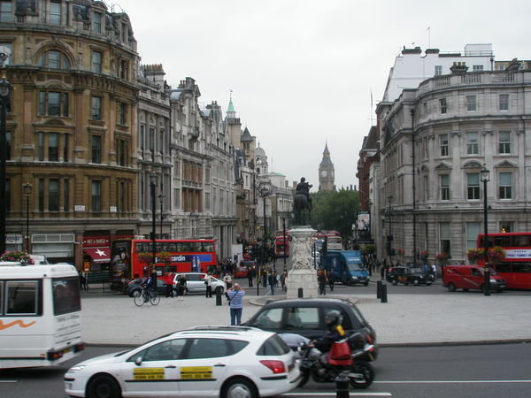 Streets of London from the bus