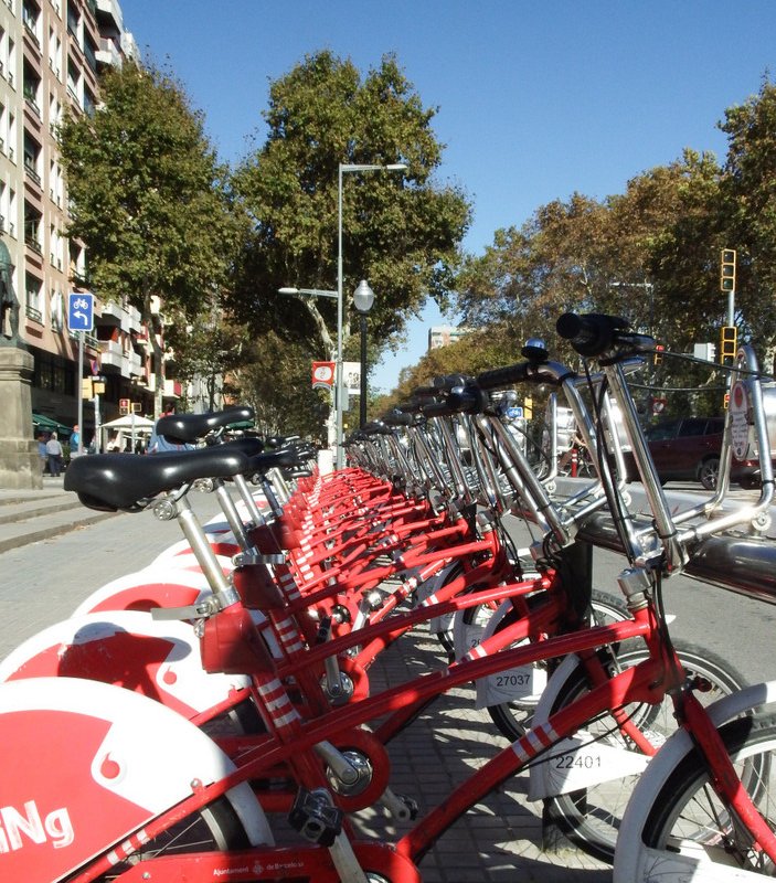 Barcelona city bikes