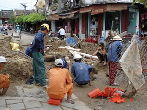 hoi an road works