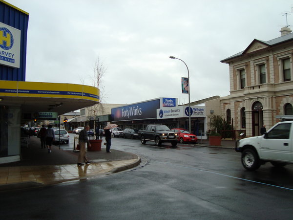 A wet Monday in Mt Gambier