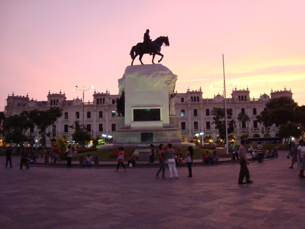 Sunset, Plaza Mayor